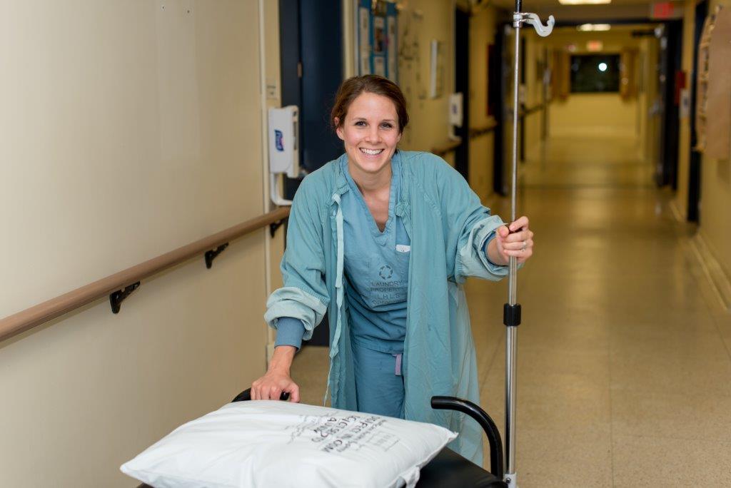 Staff in hallway